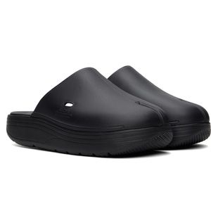 Suicoke Black Tabi Polk Slippers